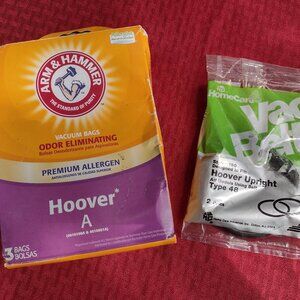 NEW Hoover Vacuum Bags (Pack of 3) and 2 Belts (Type 48)